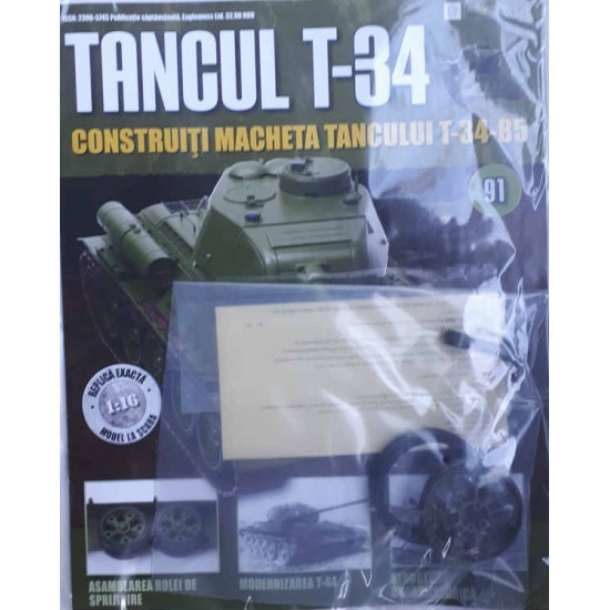 Colectia Tancul Т-34 Nr.91, 1:16 macheta kit de asamblat, Eaglemoss