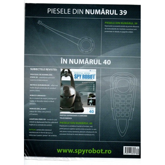Colectia Spy Robot Nr 39 Kit de asamblat, Eaglemoss