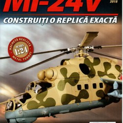 Macheta Elicopterului de asalt MI-24V nr 1, 1:24 Eaglemoss