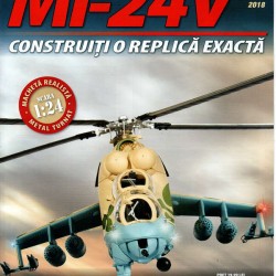 Macheta Elicopterului de asalt MI-24V nr 3, 1:24 Eaglemoss