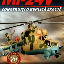 Macheta Elicopterului de asalt MI-24V nr 8, 1:24 Eaglemoss