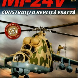 Macheta Elicopterului de asalt MI-24V nr 10, 1:24 Eaglemoss