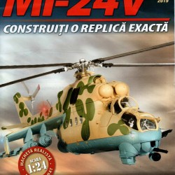 Macheta Elicopterului de asalt MI-24V nr 12, 1:24 Eaglemoss
