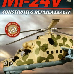 Macheta Elicopterului de asalt MI-24V nr 13, 1:24 Eaglemoss