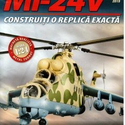 Macheta Elicopterului de asalt MI-24V nr 18, 1:24 Eaglemoss