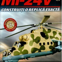 Macheta Elicopterului de asalt MI-24V nr 21, 1:24 Eaglemoss