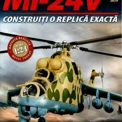 Macheta Elicopterului de asalt MI-24V nr 22, 1:24 Eaglemoss