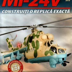 Macheta Elicopterului de asalt MI-24V nr 24, 1:24 Eaglemoss