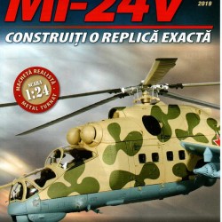 Macheta Elicopterului de asalt MI-24V nr 29, 1:24 Eaglemoss
