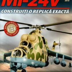 Macheta Elicopterului de asalt MI-24V nr 34, 1:24 Eaglemoss