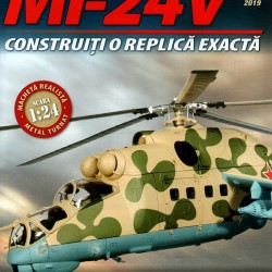 Macheta Elicopterului de asalt MI-24V nr 37, 1:24 Eaglemoss