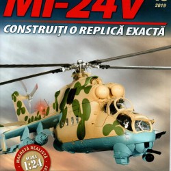 Macheta Elicopterului de asalt MI-24V nr 40, 1:24 Eaglemoss