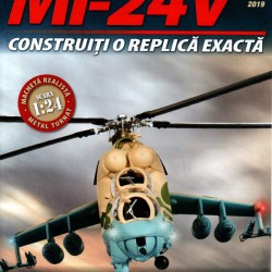 Macheta Elicopterului de asalt MI-24V nr 55, 1:24 Eaglemoss