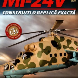 Macheta Elicopterului de asalt MI-24V nr 77, 1:24 Eaglemoss