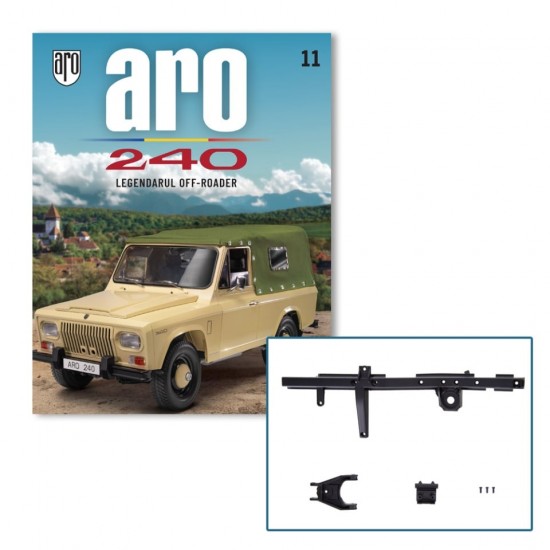 Macheta auto ARO 240 KIT Nr.11 - elemente lonjeron, scara 1:8 Hachette
