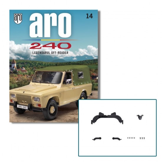 Macheta auto ARO 240 KIT Nr.14 - elemente suspensie, scara 1:8 Hachette