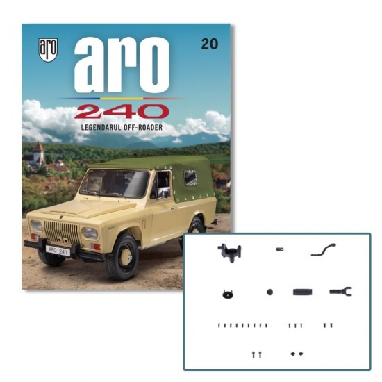 Macheta auto ARO 240 KIT Nr.20 - elemente transmisie, scara 1:8 Hachette