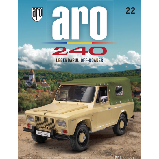 Macheta auto ARO 240 KIT Nr.22 - elemente caseta directie, scara 1:8 Hachette