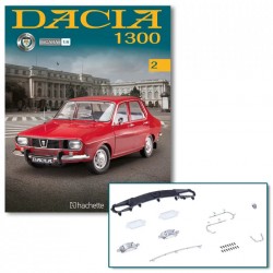 Macheta auto Dacia 1300 KIT Nr.2 - elemente grila fata, scara 1:8 Hachette