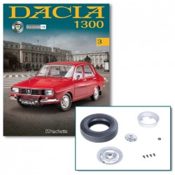 Macheta auto Dacia 1300 KIT Nr.3 - elemente roata, scara 1:8 Hachette