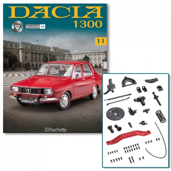 Macheta auto Dacia 1300 KIT Nr.11 - elemente directie, scara 1:8 Hachette