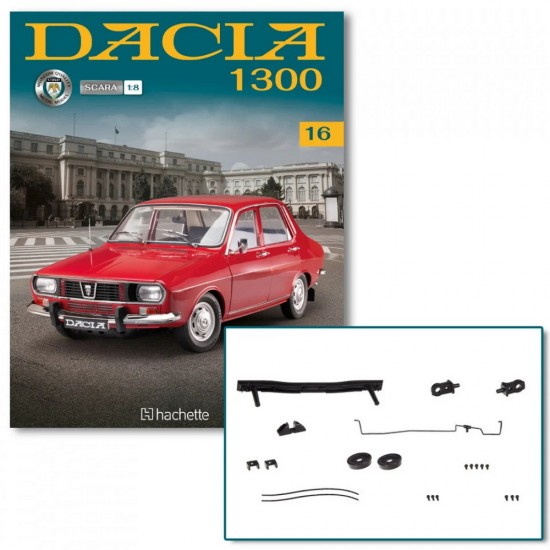 Macheta auto Dacia 1300 KIT Nr.16 - elemente sasiu3, scara 1:8 Hachette