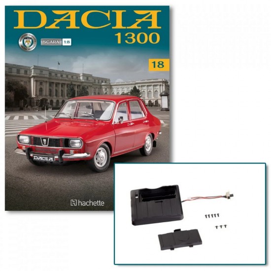 Macheta auto Dacia 1300 KIT Nr.18 - elemente sasiu3, scara 1:8 Hachette