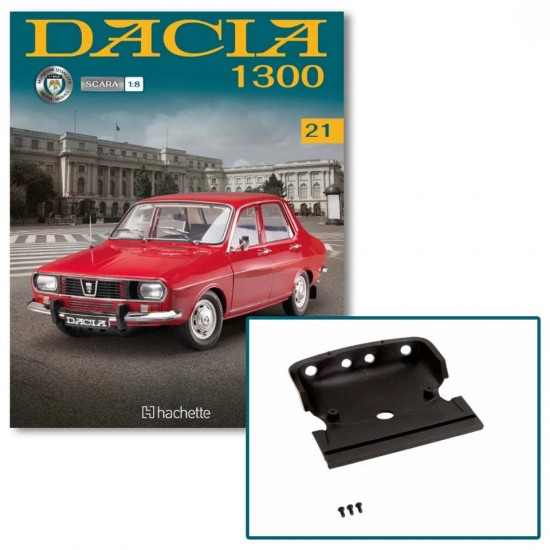 Macheta auto Dacia 1300 KIT Nr.21 - elemente scut motor, scara 1:8 Hachette