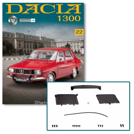 Macheta auto Dacia 1300 KIT Nr.22 - radiator, scara 1:8 Hachette