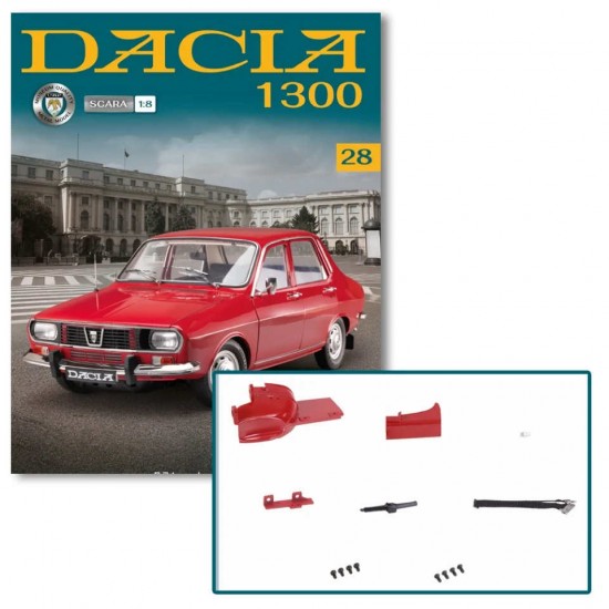 Macheta auto Dacia 1300 KIT Nr.28 - elemente portbagaj 1, scara 1:8 Hachette