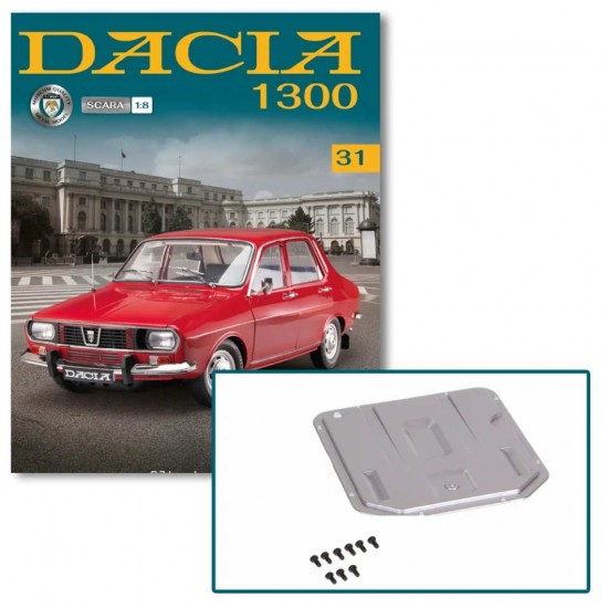 Macheta auto Dacia 1300 KIT Nr.31 - elemente portbagaj 4, scara 1:8 Hachette