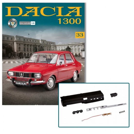 Macheta auto Dacia 1300 KIT Nr.33 - elemente bord1, scara 1:8 Hachette