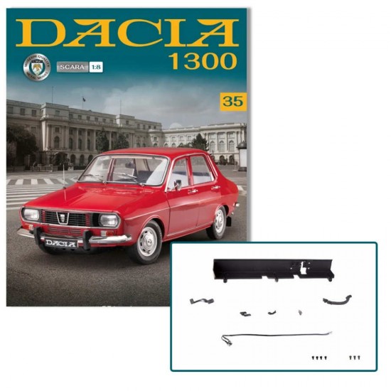 Macheta auto Dacia 1300 KIT Nr.35 - elemente bord3, scara 1:8 Hachette
