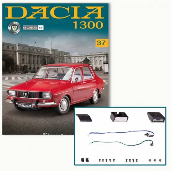 Macheta auto Dacia 1300 KIT Nr.37 - elemente bord5, scara 1:8 Hachette