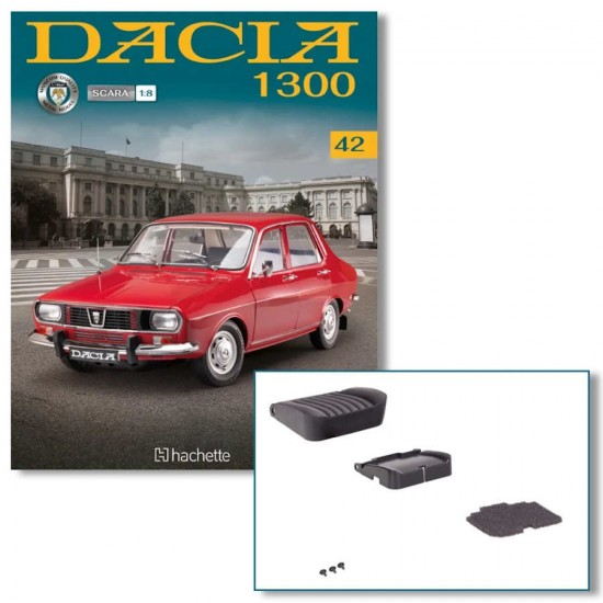 Macheta auto Dacia 1300 KIT Nr.42 - elemente scaun1, scara 1:8 Hachette