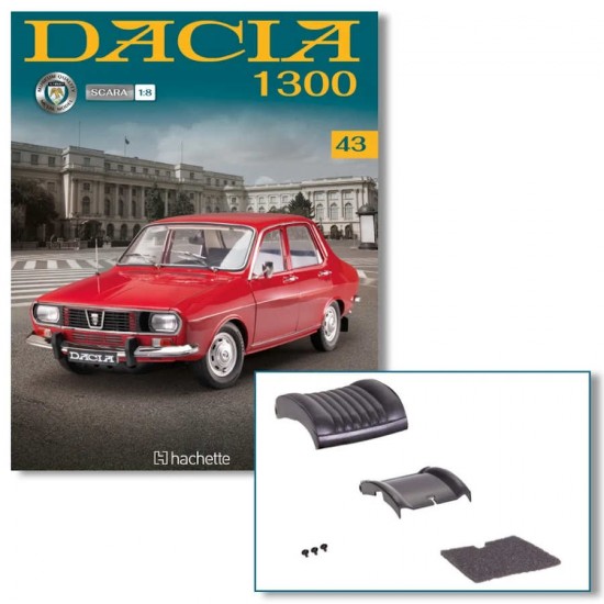 Macheta auto Dacia 1300 KIT Nr.43 - elemente scaun2, scara 1:8 Hachette