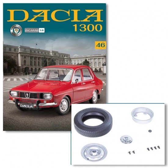 Macheta auto Dacia 1300 KIT Nr.46 - elemente scaun5, scara 1:8 Hachette