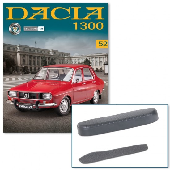 Macheta auto Dacia 1300 KIT Nr.52 - elemente bancheta, scara 1:8 Hachette