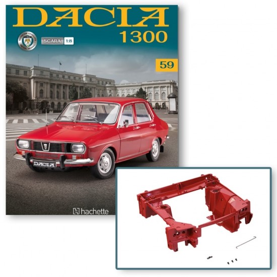 Macheta auto Dacia 1300 KIT Nr.59, scara 1:8 Hachette
