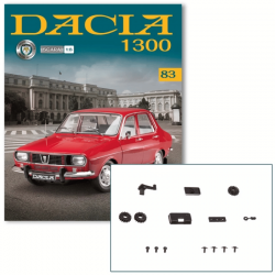 Macheta auto Dacia 1300 KIT Nr.83, scara 1:8 Hachette