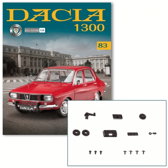 Macheta auto Dacia 1300 KIT Nr.83, scara 1:8 Hachette