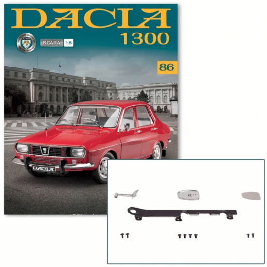 Macheta auto Dacia 1300 KIT Nr.86, scara 1:8 Hachette
