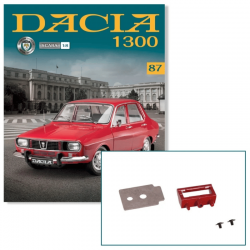 Macheta auto Dacia 1300 KIT Nr.87, scara 1:8 Hachette