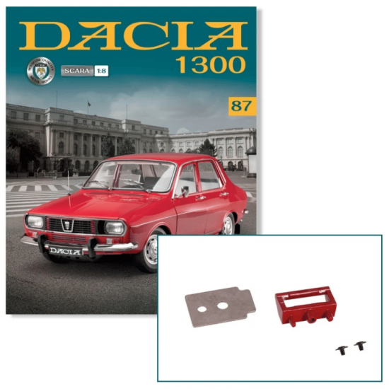 Macheta auto Dacia 1300 KIT Nr.87, scara 1:8 Hachette