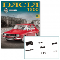 Macheta auto Dacia 1300 KIT Nr.89, scara 1:8 Hachette