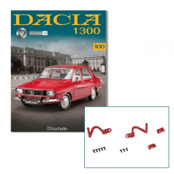 Macheta auto Dacia 1300 KIT Nr.100, scara 1:8 Hachette