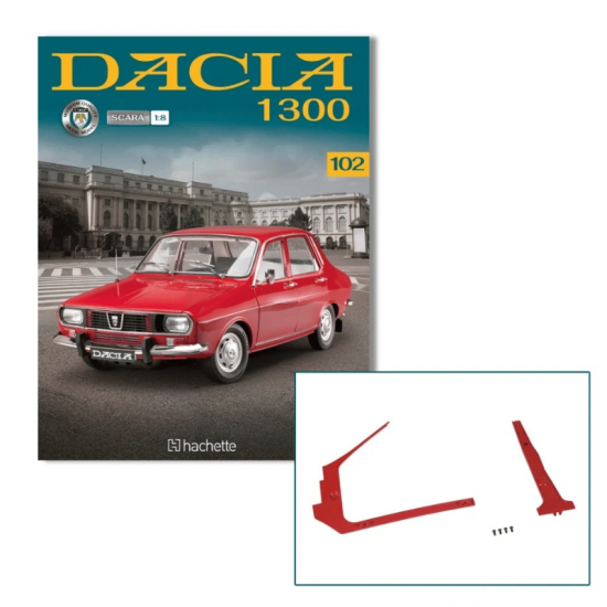 Macheta auto Dacia 1300 KIT Nr.102, scara 1:8 Hachette