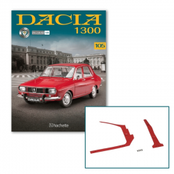 Macheta auto Dacia 1300 KIT Nr.105, scara 1:8 Hachette