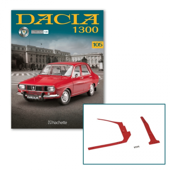 Macheta auto Dacia 1300 KIT Nr.105, scara 1:8 Hachette