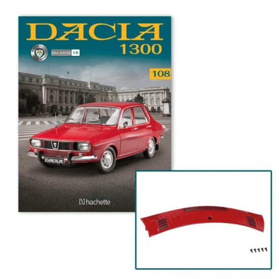 Macheta auto Dacia 1300 KIT Nr.108, scara 1:8 Hachette